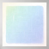 Breezy Luminous Labyrinth Wallpaper and Art Print (Voorkant)