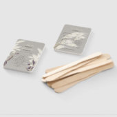 Breezy Pampas Grass Wedding Programme Handwaaier (Niet-gemonteerd)