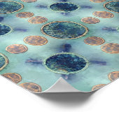 Breezy Patina Wallpaper with Ethereal Mist Texture Poster (Hoek)