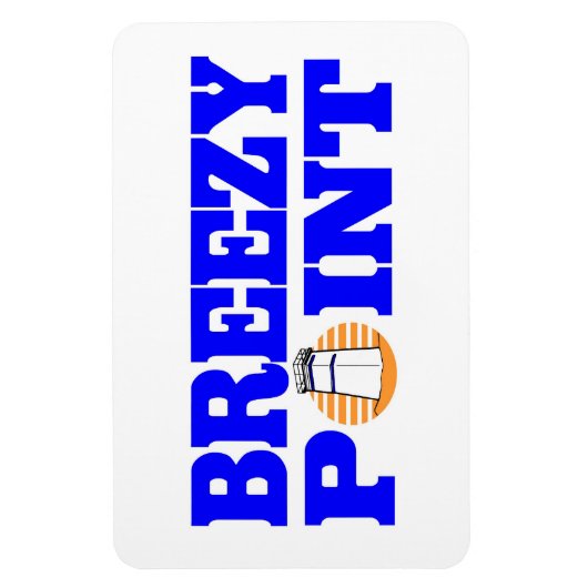 Breezy Point Car Magnet Magneet (Verticaal)