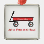 Breezy Point Little Red Wagon Ornament (Voorkant)