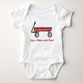 Breezy Point Little Red Wagon Romper
