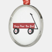 Breezy Point Wagon Ornament (Links)