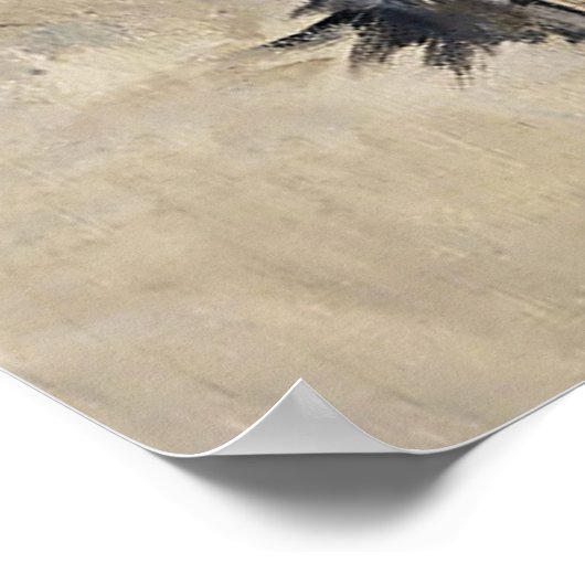 "Breezy Riding" Westerne kunst van WHD Koerner Poster (Hoek)