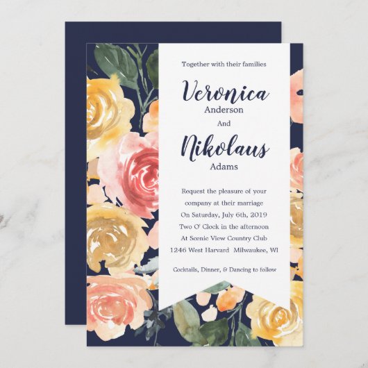 Breezy Romance Kaart (Voorkant / Achterkant)