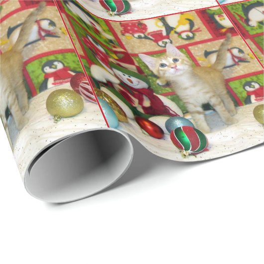 Breezy The Cat - Kerst inpakpapier Roll (Rol Hoek)