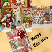 Breezy The Cat - Kerst inpakpapier Roll