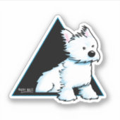 Breezy WESTIE Sticker (Voorkant)