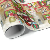 Breezy's Snowman - Kat / Keukenkerst Cadeaupapier (Rol Hoek)