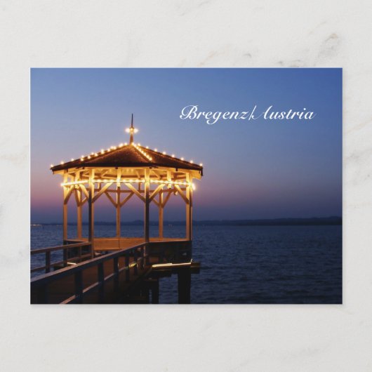 Bregenz am Bodensee Briefkaart (Voorkant)