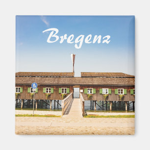 Bregenz bij het meer van de Constance in Austria S Magneet