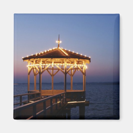 Bregenz in Oostenrijk aan het Bodenmeer Souvenir Magneet (Voorkant)