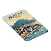 Bregenz Silhouette Oostenrijk Magneet (Rechterzijde)