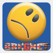 BREGRET VIERKANTE STICKER (Voorkant)