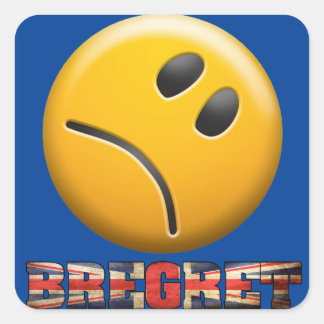 BREGRET VIERKANTE STICKER