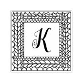 BREI AVEL 1,5" vierkante zelfinkende stempel + ini (Design)