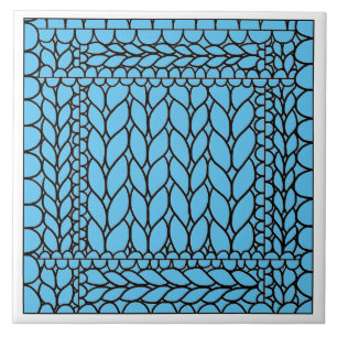 BREI AVERECHTS BLAUW Keramiek tegel Tegeltje