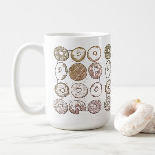 BREI DOZIJN DONUTS Hoge Witte Mok