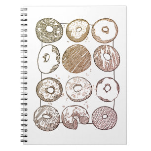 BREI DOZIJN DONUTS Spiraal Notebook Notitieboek