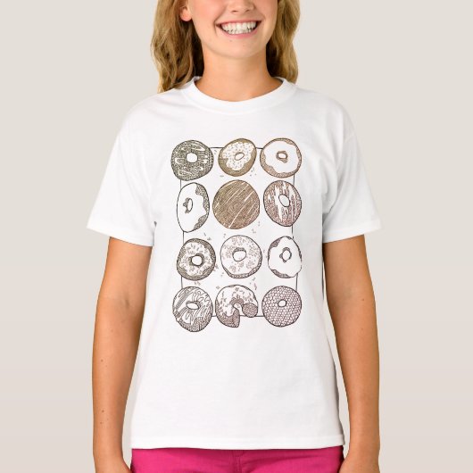 BREI DOZZIJN DONUTS Kinder T-shirt (Voorkant)