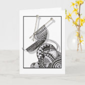 Brei Één Art. van de Krabbel Kaart (Gele Bloem)