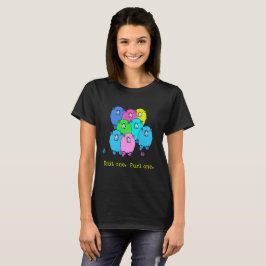 Brei een Purl. Schattigee lammeren. Gepersonalisee T-shirt
