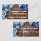 brei- en breiwerk-arns fotografie visitekaartje (Voorkant / Achterkant)