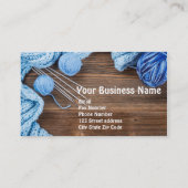 brei- en breiwerk-arns fotografie visitekaartje (Achterkant)