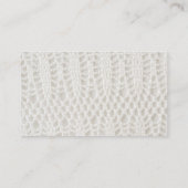 Brei- en haaklessen Instructeur Business Car Visitekaartje (Achterkant)