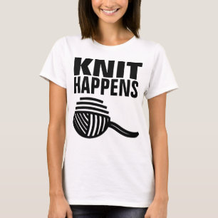 BREI GEBEURT, de Grappige Breiende T-shirts van de