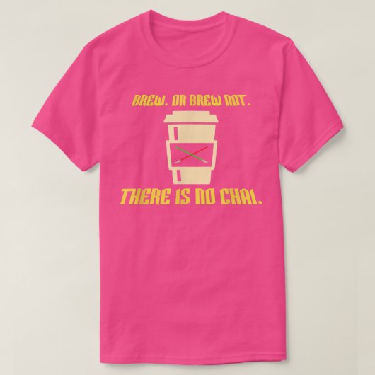 Brei of Brew niet T-shirt (Design voorkant)