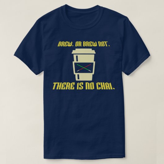 Brei of Brew niet T-shirt (Design voorkant)