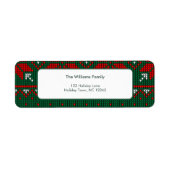 Brei Trui Patroon Terugsturen Etiket (Voorkant)