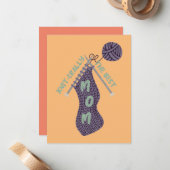 Brei-uit de Beste Moeder Notitiekaartje (Voorkant / Achterkant in situ)