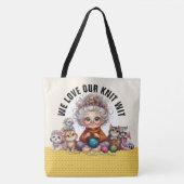 Brei Wit - Zie Terug - GROTE Canvas tas (Voorkant)