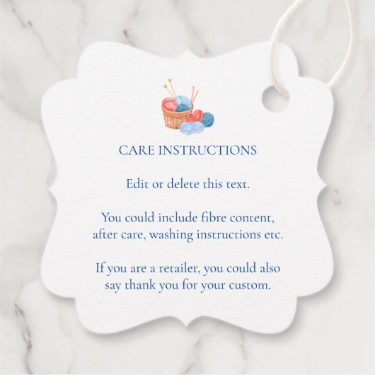 Brei Zelfgemaakte Hang Label (Achterkant)