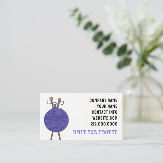 breibedrijf visitekaartje (Staand voorkant)