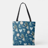 Breibenodigdheden geborduurd monogram tote bag (Achterkant)
