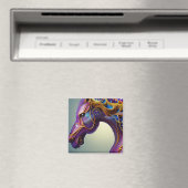 Breice Fracture Pareltjes Horse Head Magneet (Insitu (Vaatwasser))