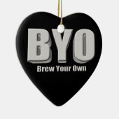 Breid je eigen bier keramisch ornament (Rechts)