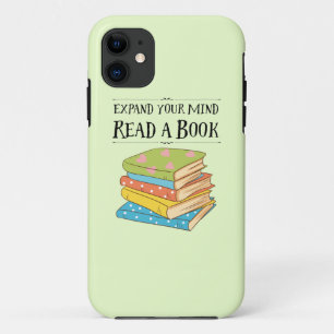 Breid je geest uit ... een boek lezen Case-Mate iPhone case
