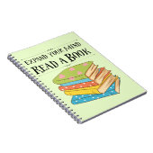 Breid je geest uit... lees een boek notitieboek (Rechterzijde)