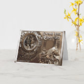 Breid Uw Lokaal Wenskaart uit Kaart (Gele Bloem)