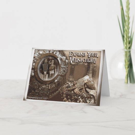 Breid Uw Lokaal Wenskaart uit Kaart (Voorkant)