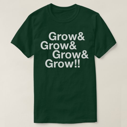 Breid uw potentieel volledig uit t-shirt (Design voorkant)