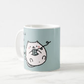 Breidende Kat Koffiemok (Voorkant links)