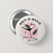 Breien-a-Holic Ronde Button 5,7 Cm (Voorkant /achterkant)