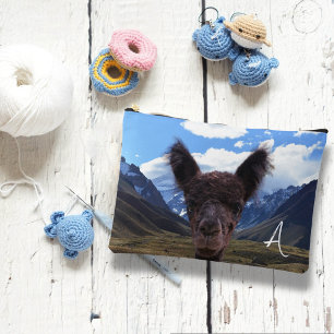 Breien Alpaca en Bergen Monogram Benodigdheden Etui