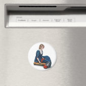  breien blond met kitten magneet (Insitu (Vaatwasser))