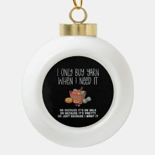 Breien Brei Mand  Keramische Bal Ornament